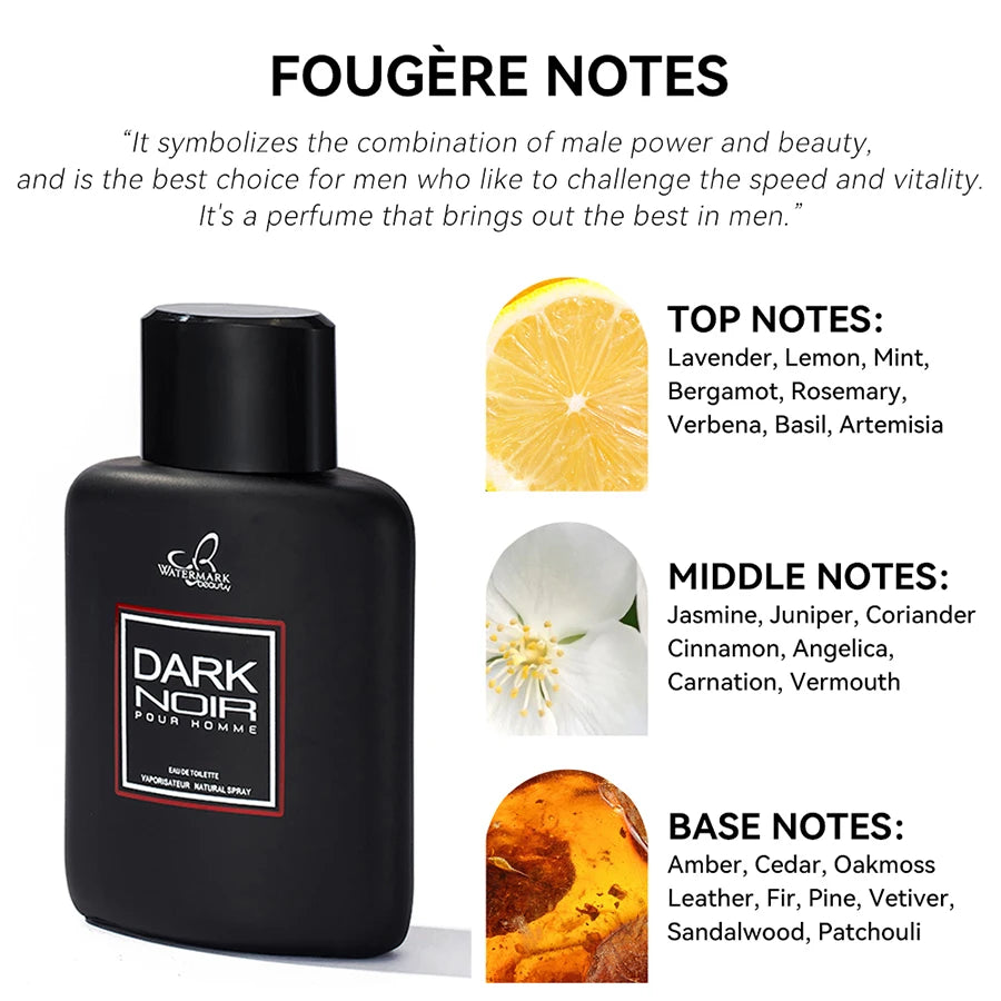 Perfume Hombre Fougère EDP 100ml – Fragancia Fresca Larga Duración para Citas y Uso Diario
