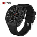 Unisex Multifunction Barrel Digital Watch – Stopwatch, Alarm, Luminous, 50M Water Resistant