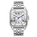 Automatic Skeleton Mechanical Watch – 41.5mm Large Dial Sapphire Water Resistant
