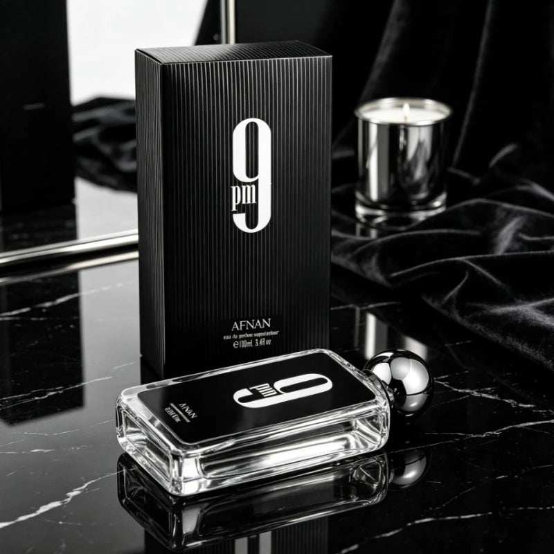 Perfume AFNAN 9PM para Hombre 100ml – Fragancia Aromática Dulce Madera de Lujo
