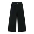 Men's Camouflage Wide-Leg Jeans – Vintage Washed Casual Denim, Size XS-XL