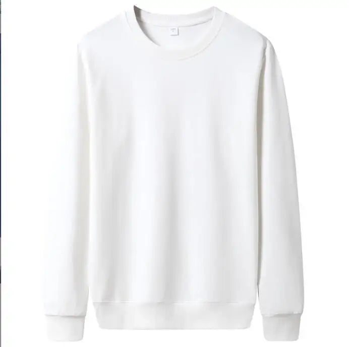 Men's Solid Color Fleece Hoodie – Casual Fall Winter Streetwear