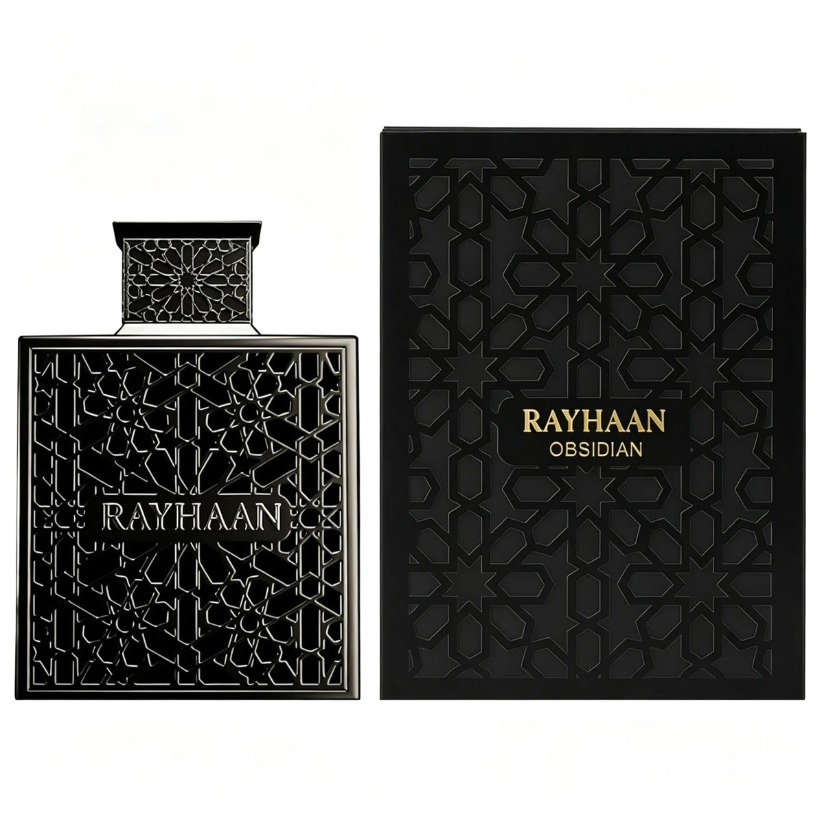 RAYHAAN Perfume Unisex Árabe 100ml – Vainilla Almizle Madera Cálido Elegante Larga Duración