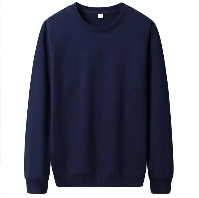 Men's Solid Color Fleece Hoodie – Casual Fall Winter Streetwear
