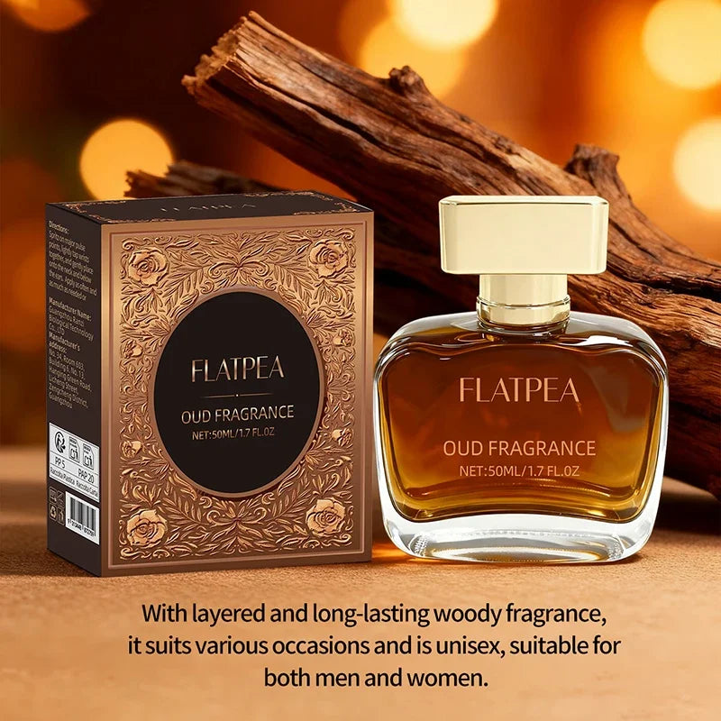 Perfume EDP Unisex Oud Oriental – Cuero, Almizcle & Sándalo, Fragancia Fuerte