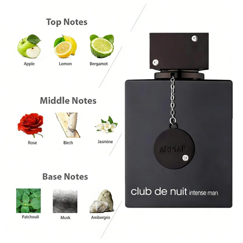 Armaf Club de Nuit Intense Hombre Eau de Toilette 105ml – Fragancia Clásica Seductora Larga Duración