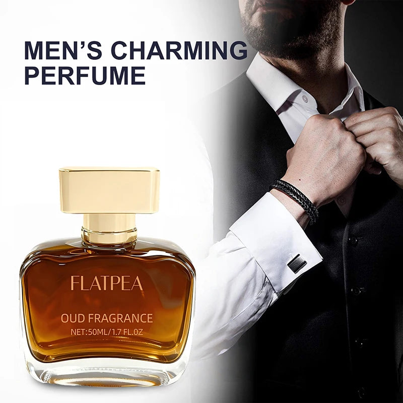 Perfume Árabe Premium para Hombre – Oud, Almizcle & Cedro, EDT Larga Duración