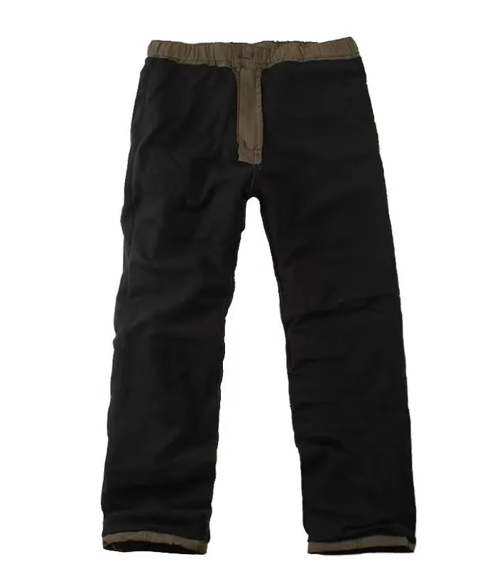 Pantalones cargo de felpa para hombre: estilo táctico, casual y tipo jogger (talla 3XL). Corte holgado estilo coreano, cálidos y térmicos; ideales para senderismo y correr.