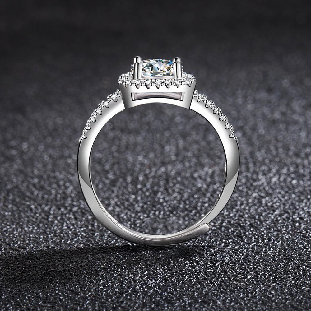 925 Sterling Silver Ring with 5A Zirconia – Top Quality Engagement & Wedding Jewelry