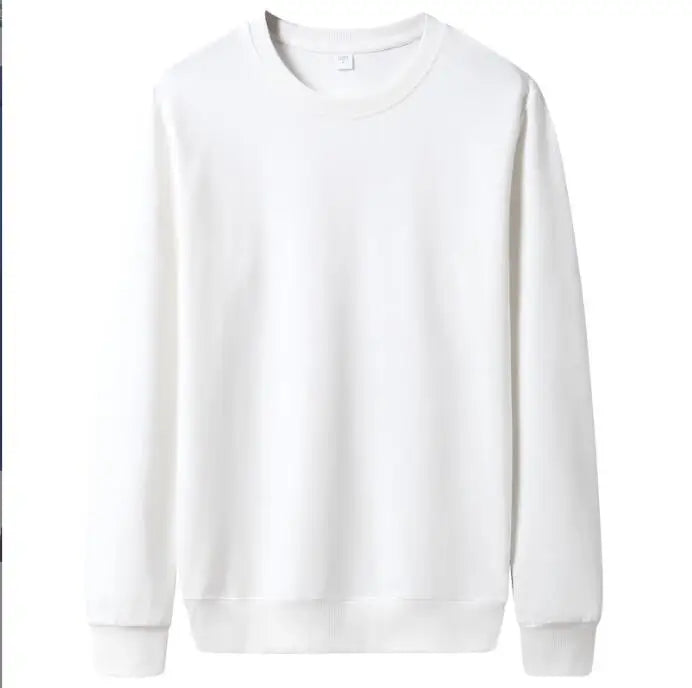 Men's Solid Color Fleece Hoodie – Casual Fall Winter Streetwear