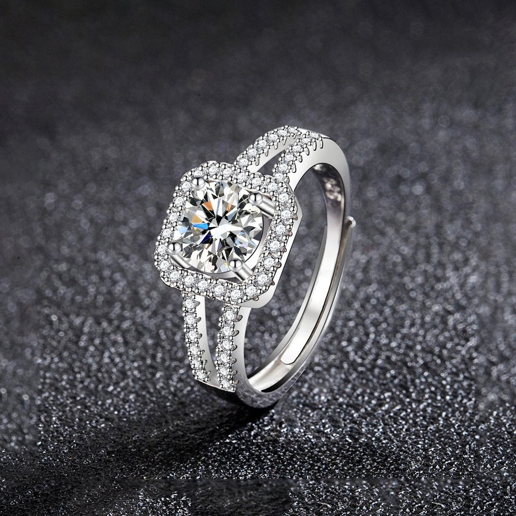 925 Sterling Silver Ring with 5A Zirconia – Top Quality Engagement & Wedding Jewelry