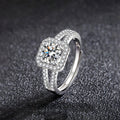 925 Sterling Silver Ring with 5A Zirconia – Top Quality Engagement & Wedding Jewelry