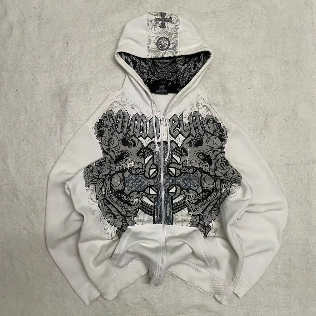 🎤 Hoodie Hip Hop Y2K – Estilo Casual Urbano Americano