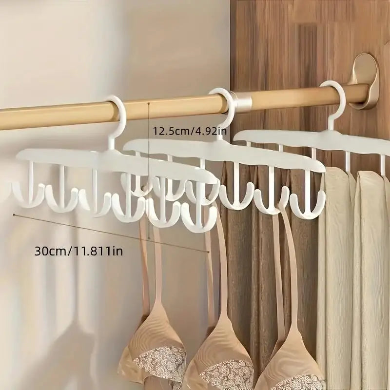 Rotating Coat Rack 12 Hooks – Closet Organizer for Ties, Belts & Clothes