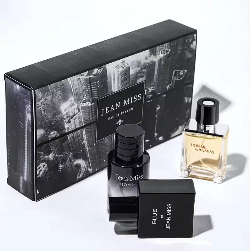 Set Colonia Hombre Alta Calidad 3 Piezas 90ml – Fragancia Seductora Caja Regalo