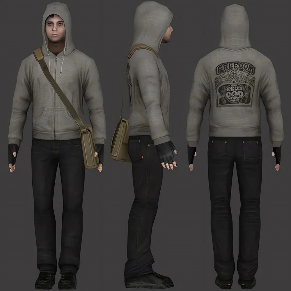 Simon Henriksson "Scream of Fear" Zip-Up Hoodie – Simon Roleplay Sweatshirt – Aesthetic Fashion and Gift for Gamers (Autumn/Winter)
