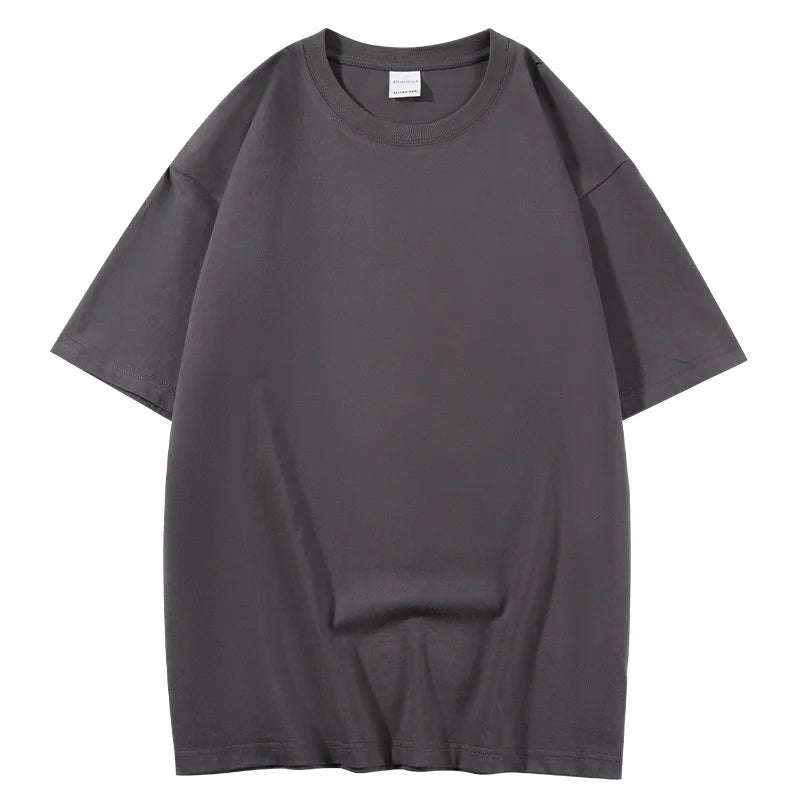Camiseta Básica 100% Algodón Mujer Manga Corta – Blanca & Negra, Unisex Casual