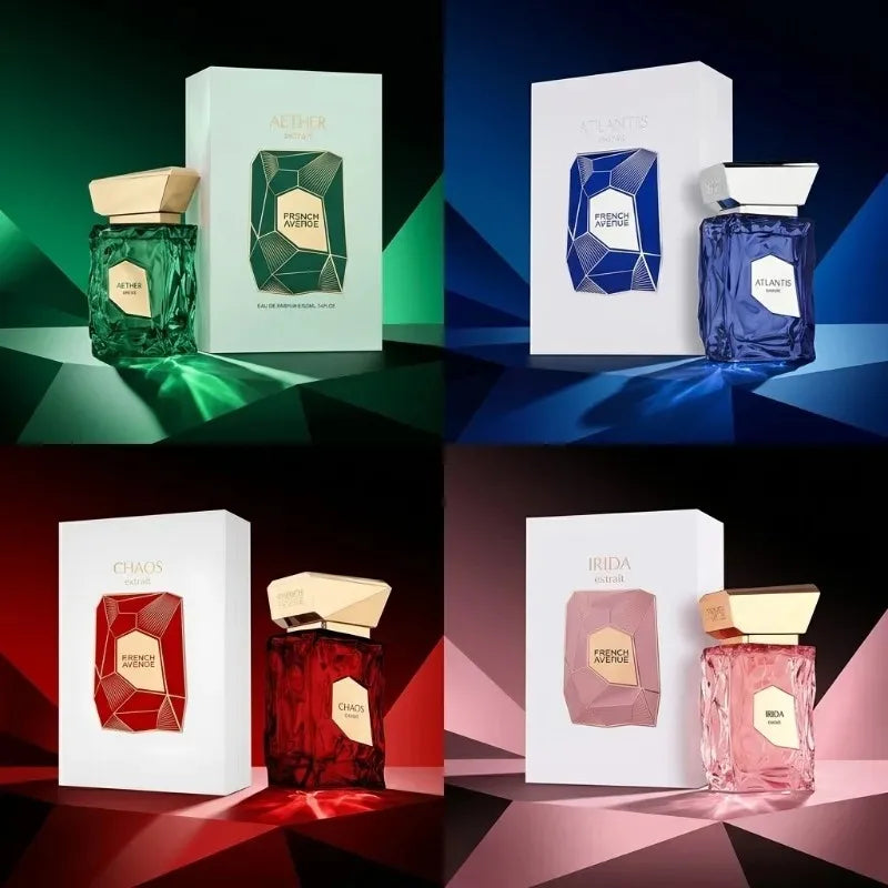 Luxury Unisex EDP Perfume 100ml 4 Styles – Fresh Elegant Soft Premium Long-Lasting Gift for Men and Women