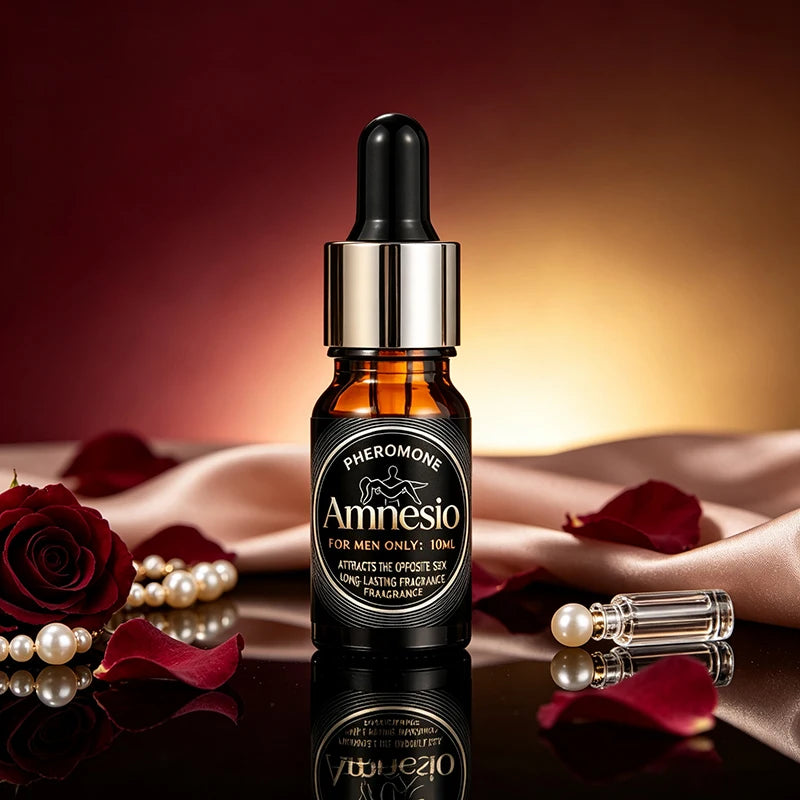 Aceite Esencial Feromonas Unisex 10ml – Portátil Aroma Natural Seductor Confianza