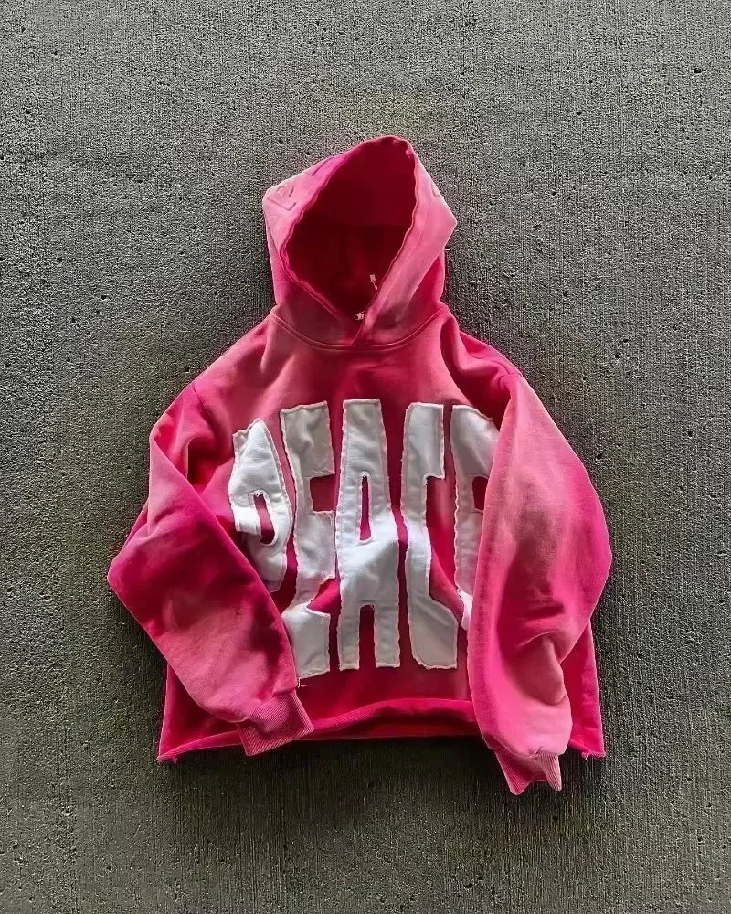 🎤 Hoodie Hip Hop Y2K – Estilo Casual Urbano Americano