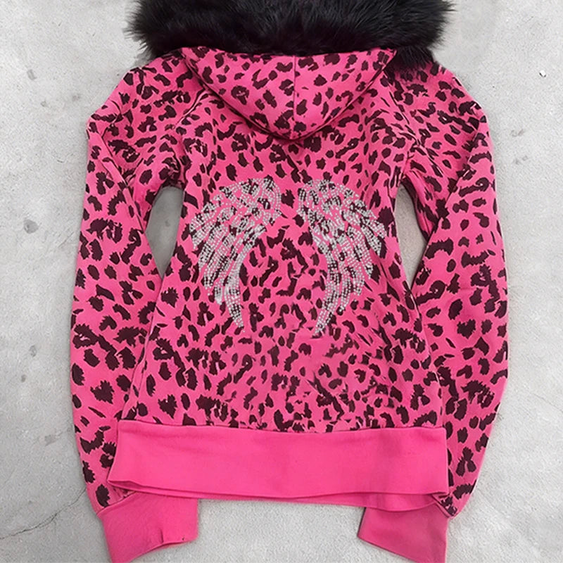 🖤 Chaqueta Grunge Vintage con Alas – Gótica Slim Street Y2K