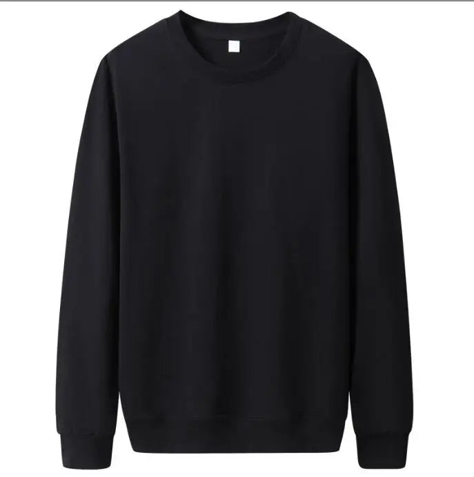 Men's Solid Color Fleece Hoodie – Casual Fall Winter Streetwear