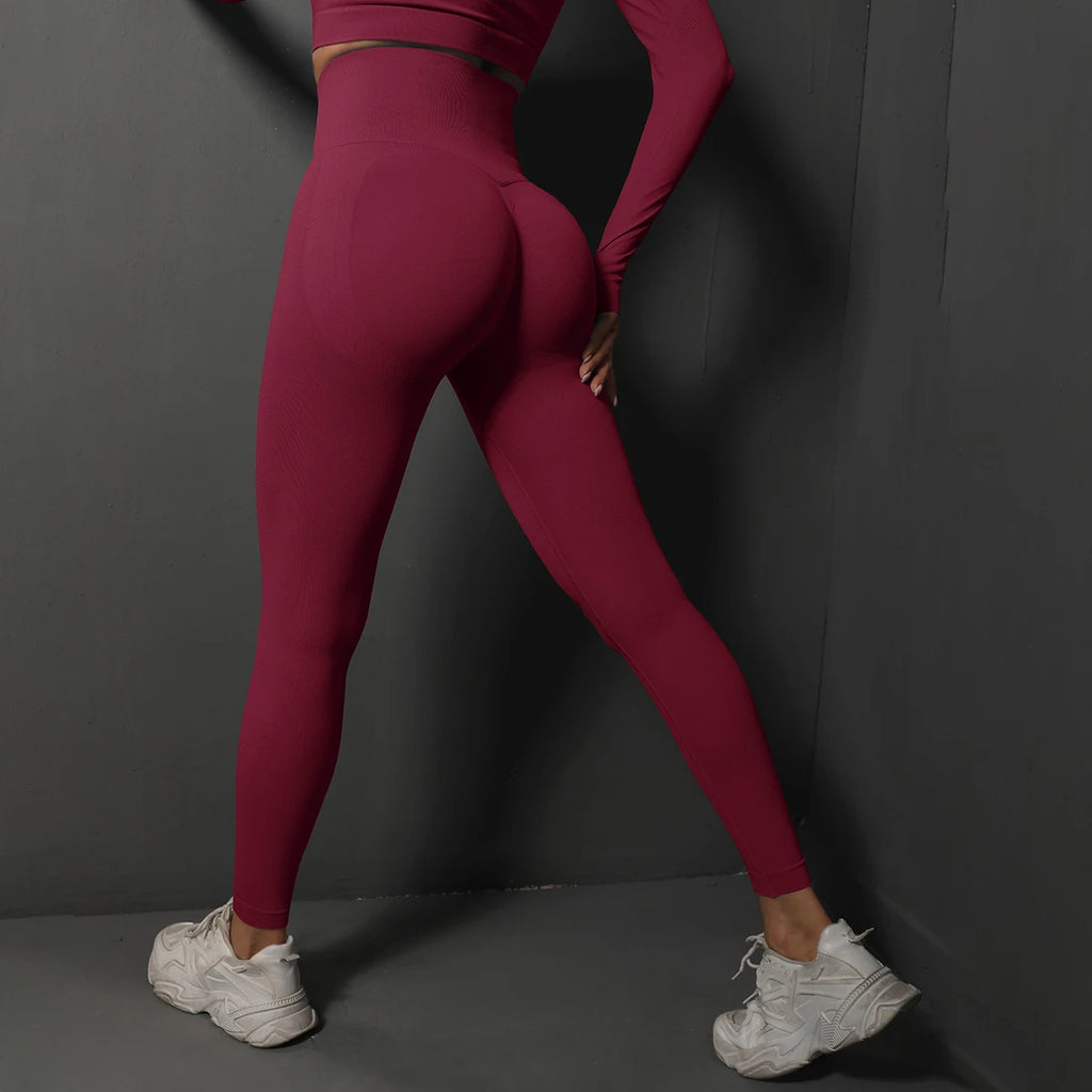 Mallas Deportivas Mujer Sin Costuras – Yoga, Gym & Fitness, Realza Figura