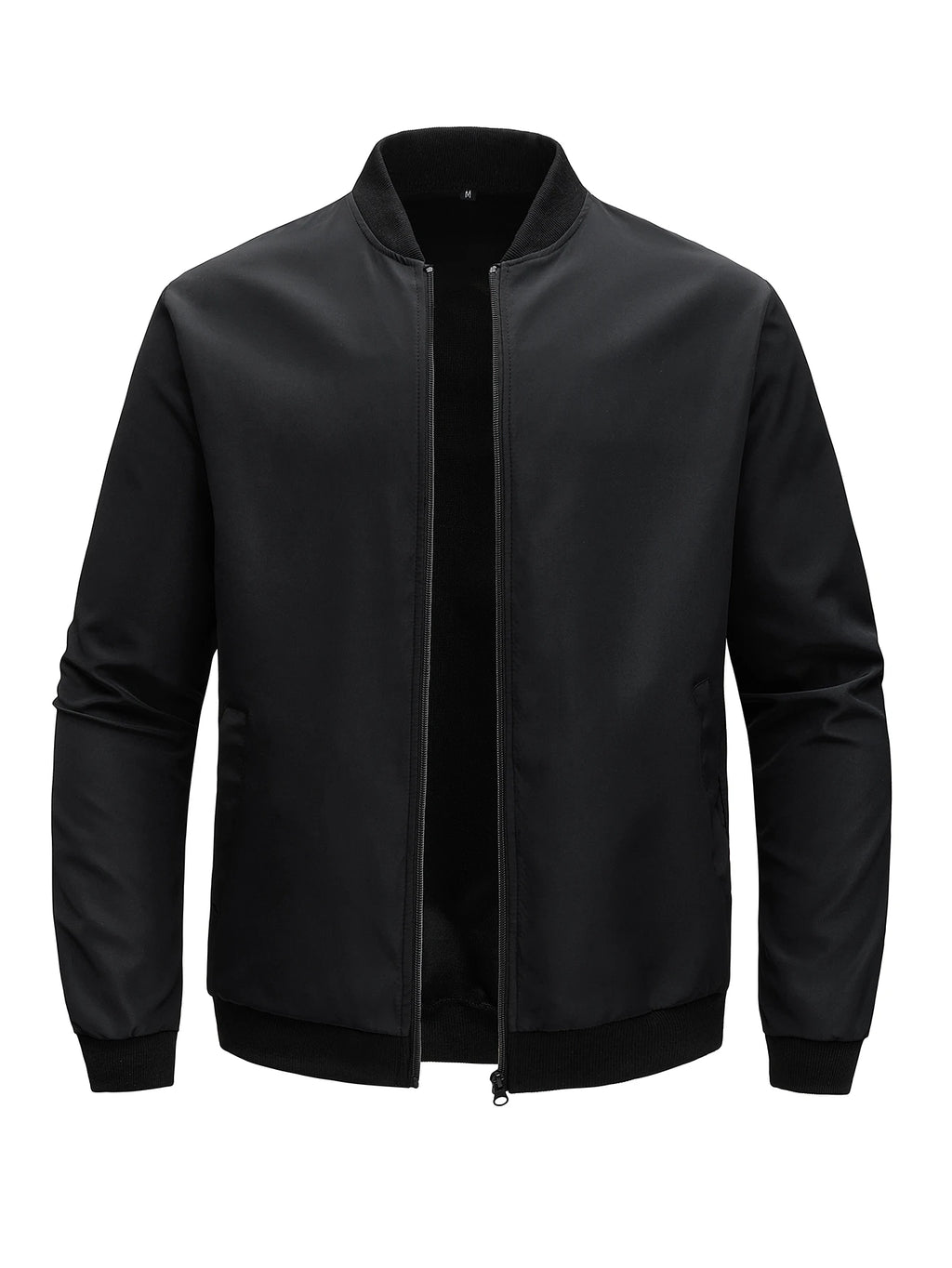 Cazadora Béisbol Hombre Cuello Redondo Corta Holgada – Ligera Casual Primavera Otoño Talla S-XL