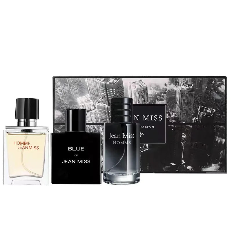 Set Colonia Hombre Alta Calidad 3 Piezas 90ml – Fragancia Seductora Caja Regalo