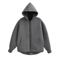 Women's Oversized Zip-Up Hoodie