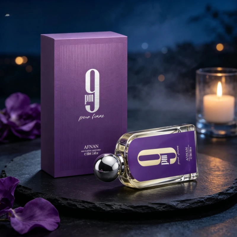Perfume AFNAN 9PM para Hombre 100ml – Fragancia Aromática Dulce Madera de Lujo