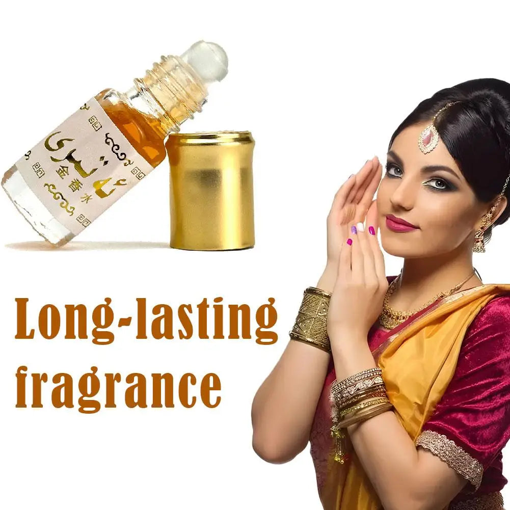 Aceite de Perfume Roll-On Árabe – Fragancia Dorada Larga Duración Unisex