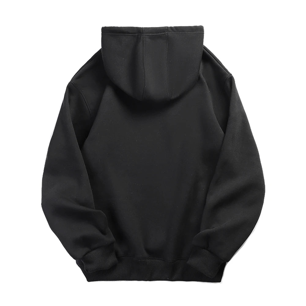Sudadera con Capucha Unisex Oversize Color Liso – Hoodie Casual Hombre Mujer Primavera Otoño