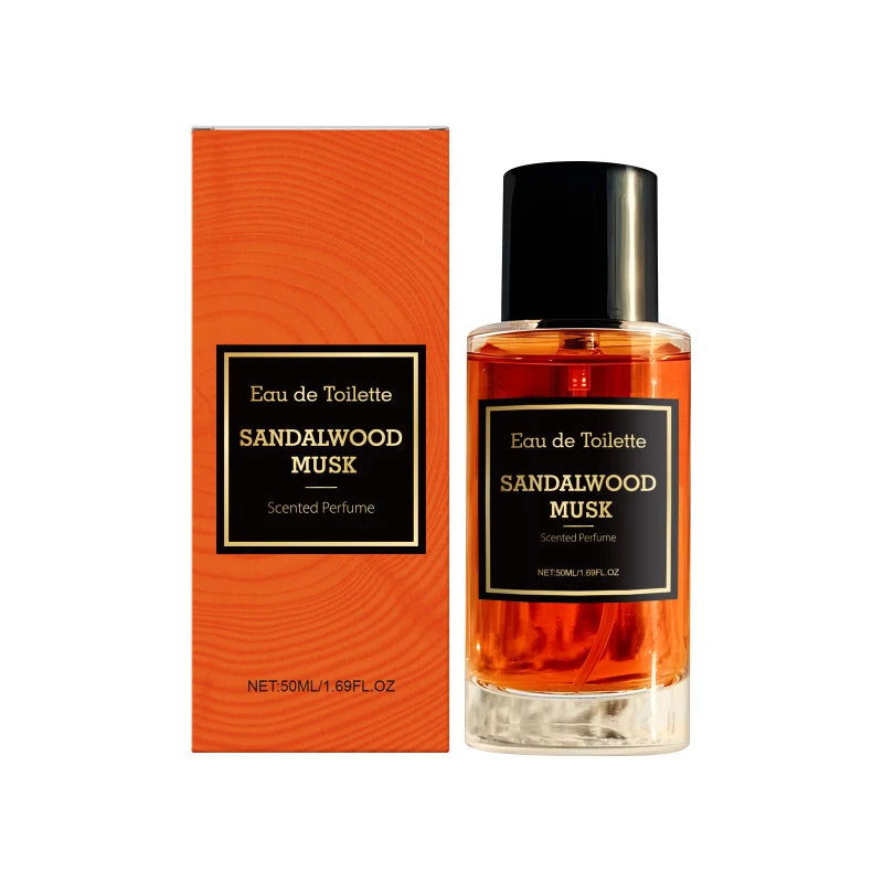 Perfume Hombre Sándalo Almizle Fresco y Duradero 50ml – Caballeroso Perfecto Para Citas