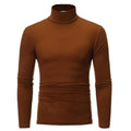Men's Slim Fit Long Sleeve Turtleneck T-Shirt – Casual Thermal Autumn Winter