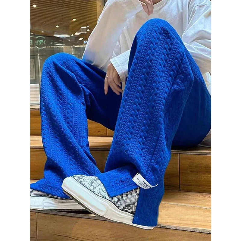 Men's Hip Hop Baggy Jogger Pants – Casual Sports Fashion Black Autumn Winter
