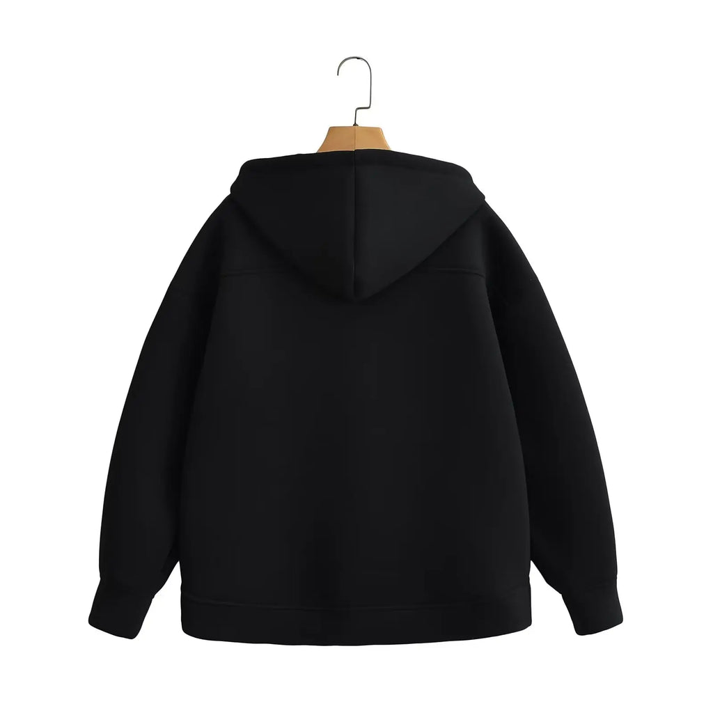 Women's Oversized Zip-Up Hoodie