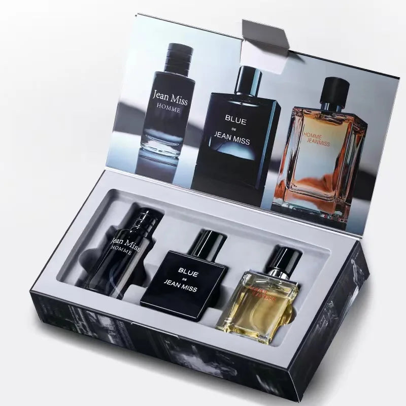 Set Colonia Hombre Alta Calidad 3 Piezas 90ml – Fragancia Seductora Caja Regalo