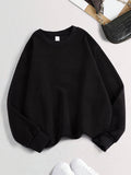 🤍 Sudadera Oversize de Forro Polar – Comodidad Esencial Invierno