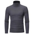 Camiseta Térmica Hombre Cuello Alto Ajustada Manga Larga – Interior Caliente Invierno Primavera