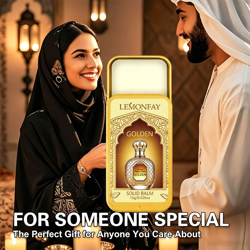 Perfume Sólido de Bolsillo Estilo Árabe – Balsamo Aromático Compacto uso Diario