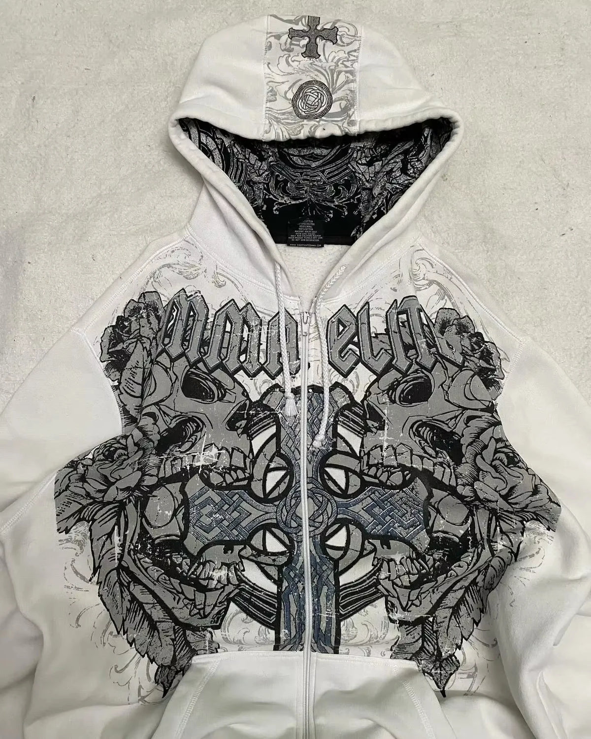 🎤 Hoodie Hip Hop Y2K – Estilo Casual Urbano Americano