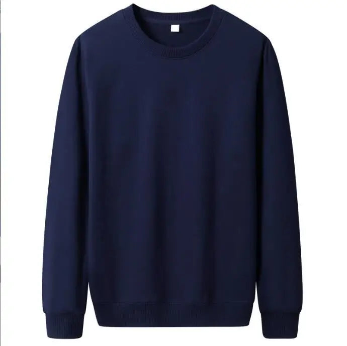 Men's Solid Color Fleece Hoodie – Casual Fall Winter Streetwear
